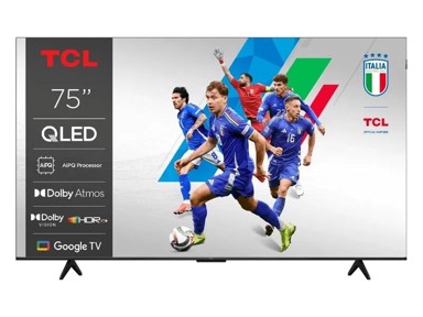 TCL TV T69C 75T69C, 75", 4K Ultra HD, Smart TV, metalik, 350 cd/m²